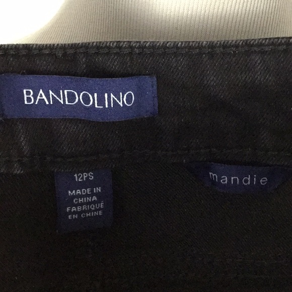 Bandolino “mandie” black straight-leg jeans - Picture 5 of 7